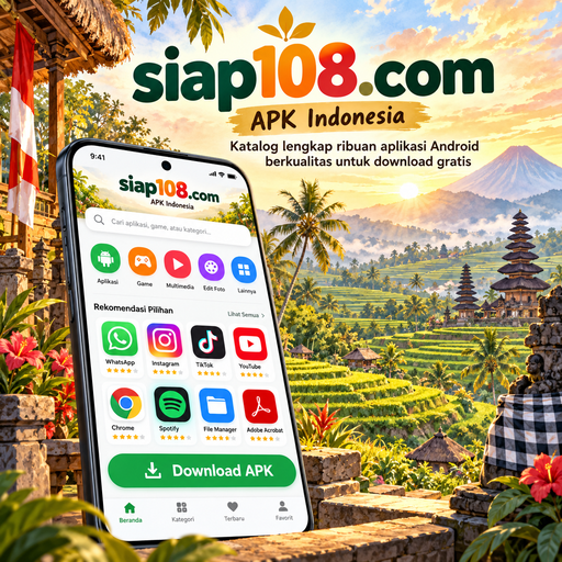 Ilustrasi informasi aplikasi siap108